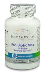 Pro-Biotic Max - 25 Billion friendly bacteria blend for gut health